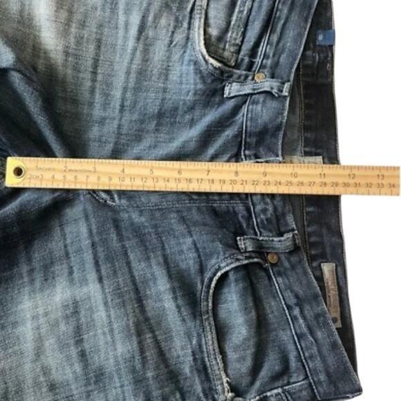 Citizens of Humanity Mens Jeans Size 32 Blue Sid Straight Leg Stretch Denim Jean - Picture 14 of 15